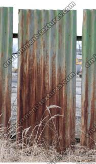 Photo Texture of Metal Corrugated Plates